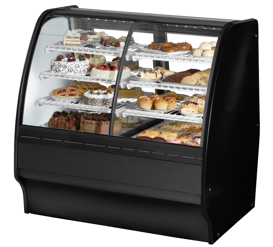 True TGM-DZ-48-SC/SC-S-S Refrigerated and Non Refrigerated Display Case, 48 1/4" Wide, 2 Doors, 6 Shelves