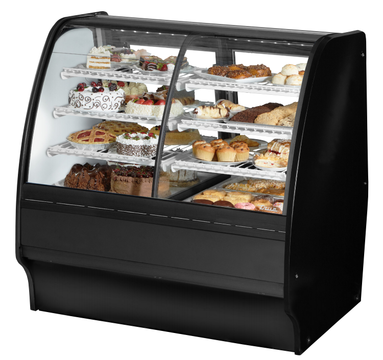 True TGM-DZ-48-SC/SC-W-W Refrigerated and Non Refrigerated Display Case, 48 1/4" Wide, 2 Doors, 6 Shelves