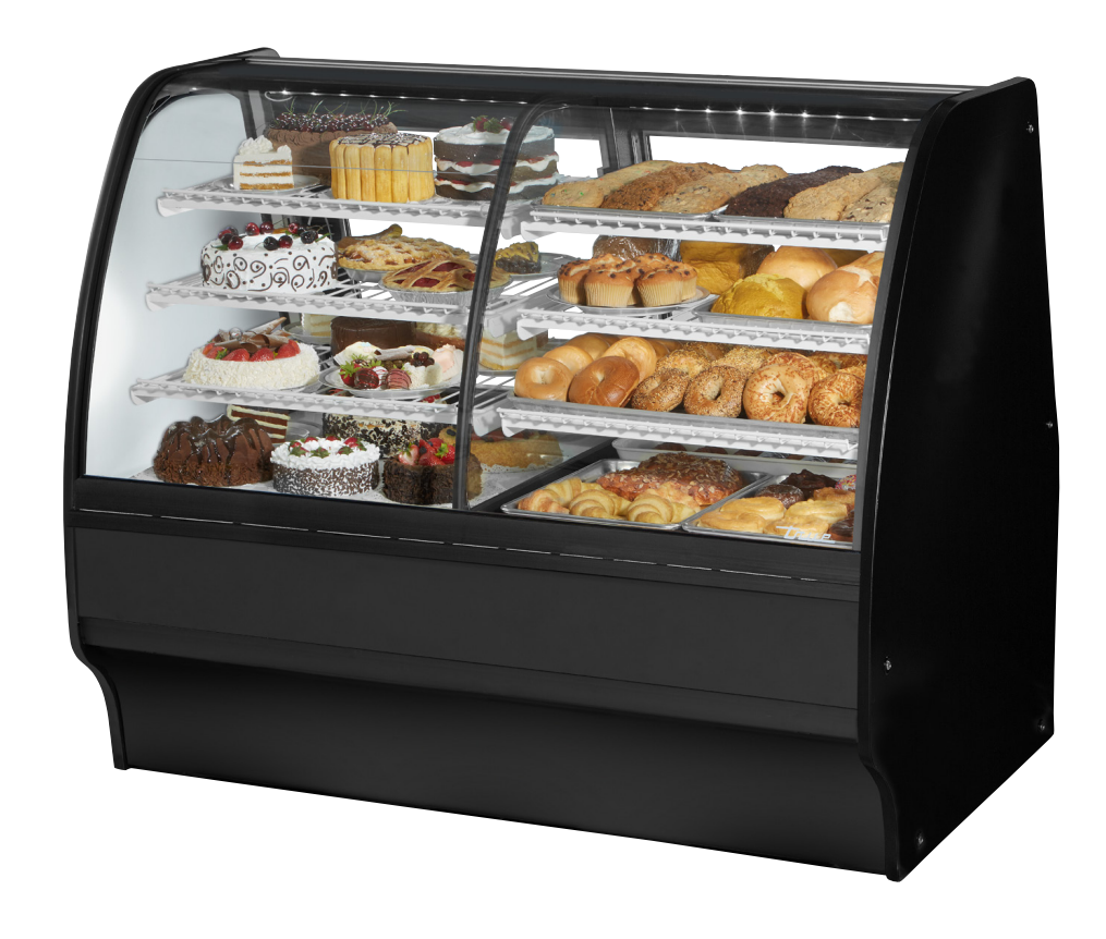 True TGM-DZ-59-SC/SC-S-S Refrigerated and Non Refrigerated Display Case, 59 1/4" Wide, 2 Doors, 6 Shelves