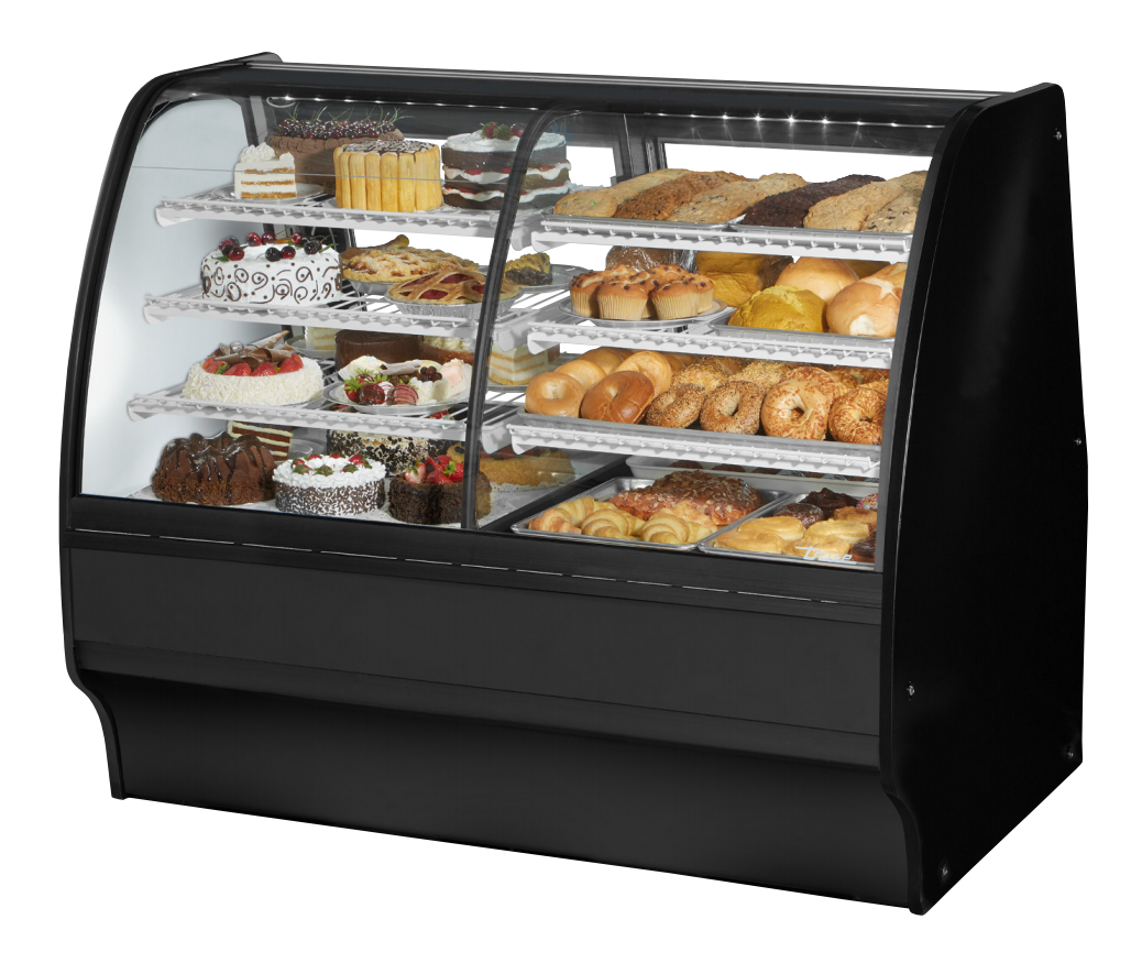 True TGM-DZ-59-SC/SC-S-W Refrigerated and Non Refrigerated Display Case, 59 1/4" Wide, 2 Doors, 6 Shelves