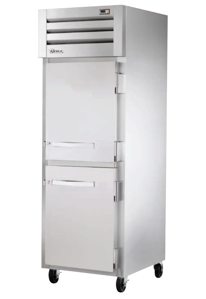 True STR1H-2HS Reach-In Heated Cabinet, 27 1/2" Wide, 2 Doors, STR Spec Series