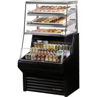 True THAC-36DG-LD Open Refrigerated Display Merchandiser, 36 1/8" Wide, 5 Shelves, THAC Series