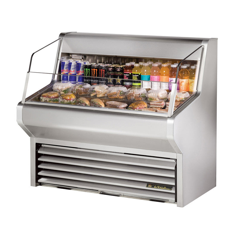 True THAC-48-S-LD Open Refrigerated Display Merchandiser, 48 1/8" Wide, 3 Shelves