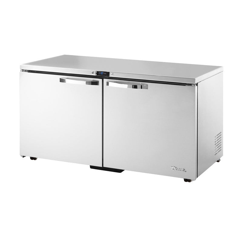 True TUC-60F-LP-HC~SPEC3 Undercounter Freezer, 60 3/8" Wide, 2 Doors, 4 Shelves, Spec Series