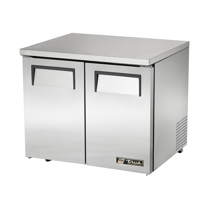 True TUC-36-LP-HC Undercounter Refrigerator, 36 3/8" Wide, 2 Doors, 4 Shelves