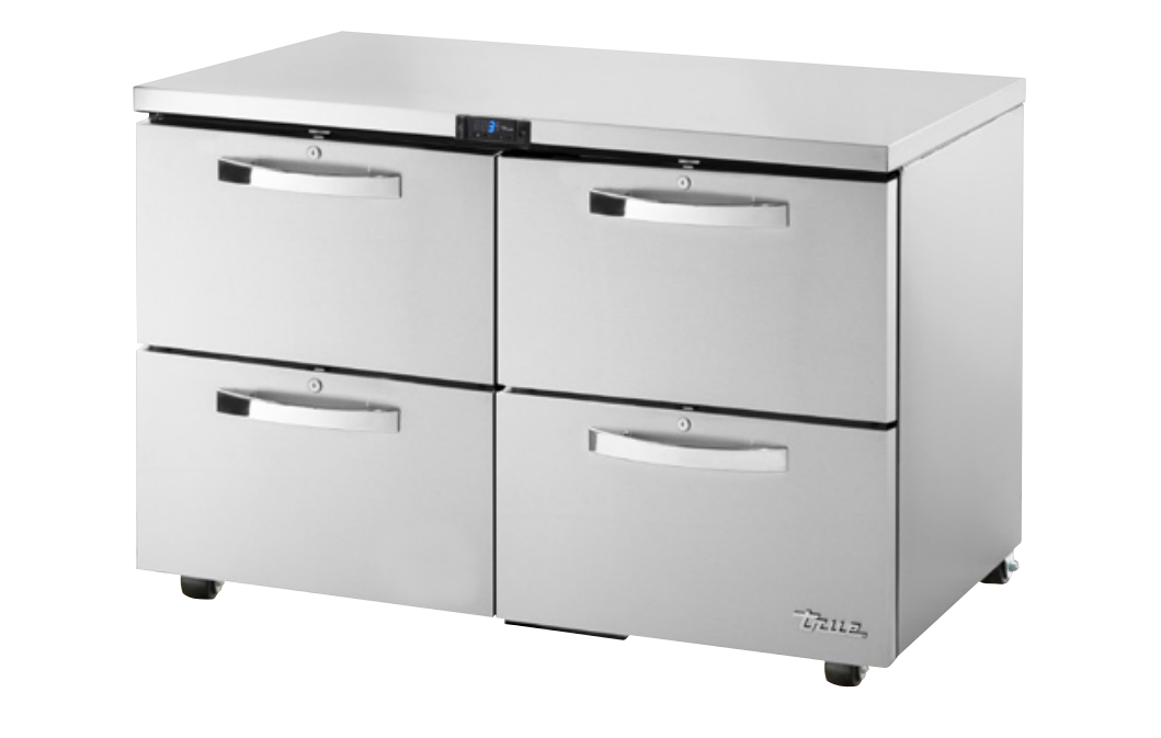 True TUC-36-LP-HC~SPEC3 Undercounter Refrigerator, 36 3/8" Wide, 2 Doors, 4 Shelves, Spec Series