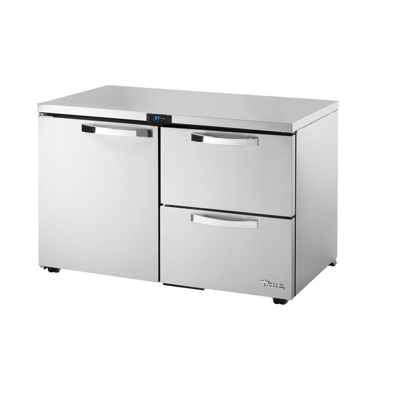 True TUC-48D-2-LP-HC~SPEC3 Undercounter Refrigerator, 48 3/8" Wide, 1 Door, 2 Shelves, Spec Series