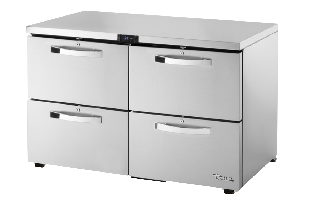 True TUC-48D-4-LP-HC~SPEC3 Undercounter Refrigerator, 48 3/8" Wide, Spec Series