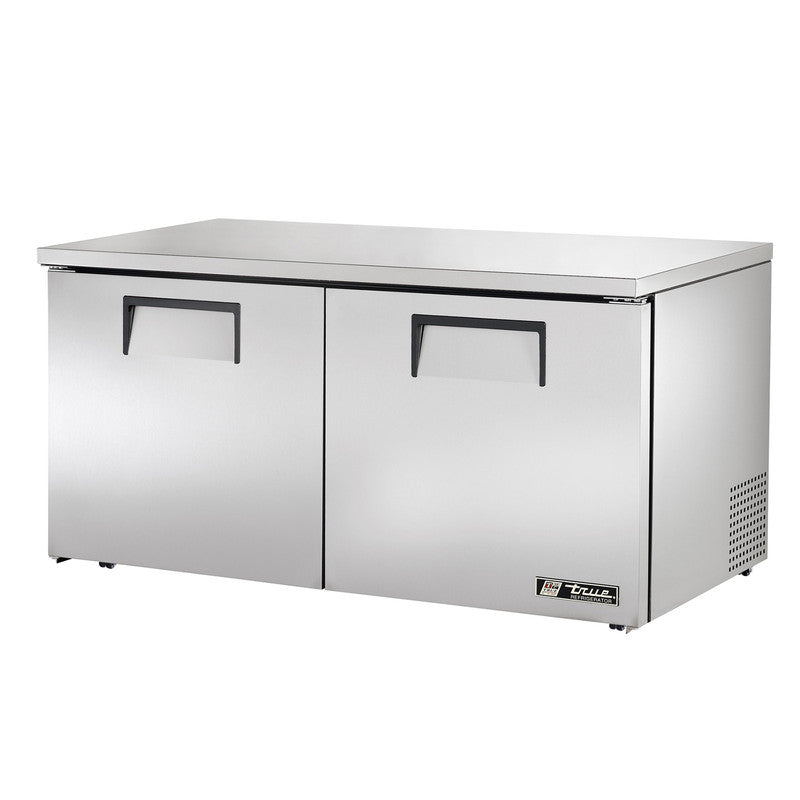 True TUC-60-LP-HC Undercounter Refrigerator, 60 3/8" Wide, 2 Doors, 4 Shelves