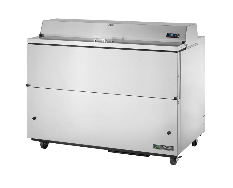 True TMC-58-S-SS-HC Milk Cooler, 58" Wide, 2 Doors, 16 Crate Capacity, 3 Floor Racks