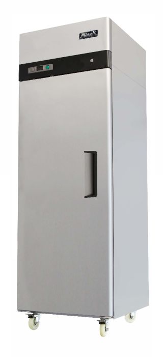 Migali C-1R-LHH-HC 1 Door Left Hinge Reach-In Refrigerator Freezer Competitor Series, 23 cu.ft.