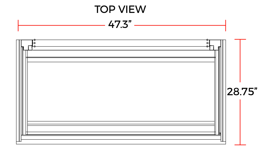 Coldline CD48 48" Refrigerated Bakery Display Case