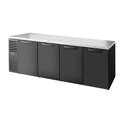 True TBR108-RISZ1-L-B-SSSS-1 Back Bar Cooler, 108" Wide, 4 Doors