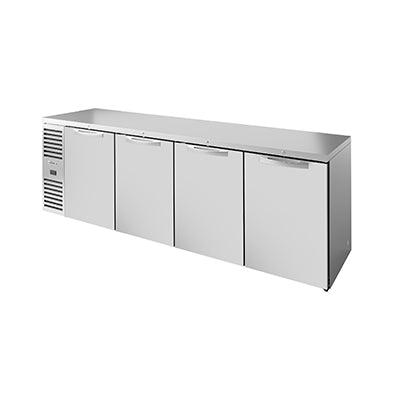 True TBR108-RISZ1-L-S-SSSS-1 Back Bar Cooler, 108" Wide, 4 Doors