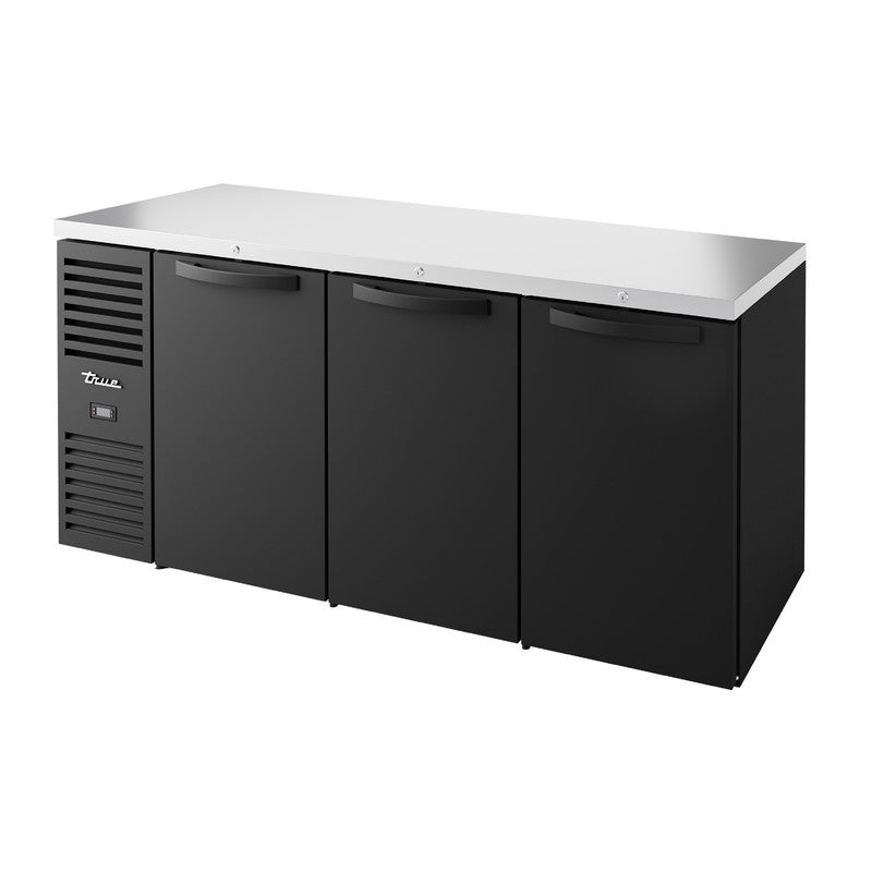 True TBR92-RISZ1-L-B-SSSS-1 Back Bar Cooler, 92" Wide, 4 Doors