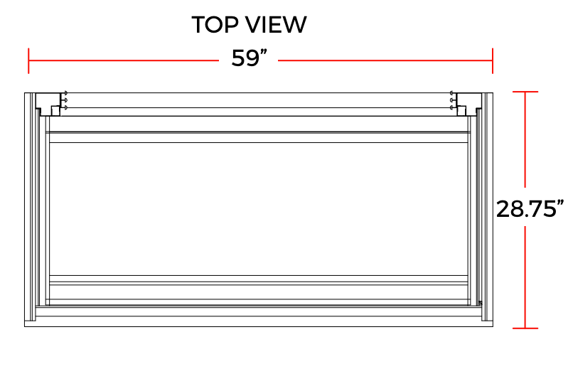 Coldline CD60 60" Refrigerated Bakery Display Case
