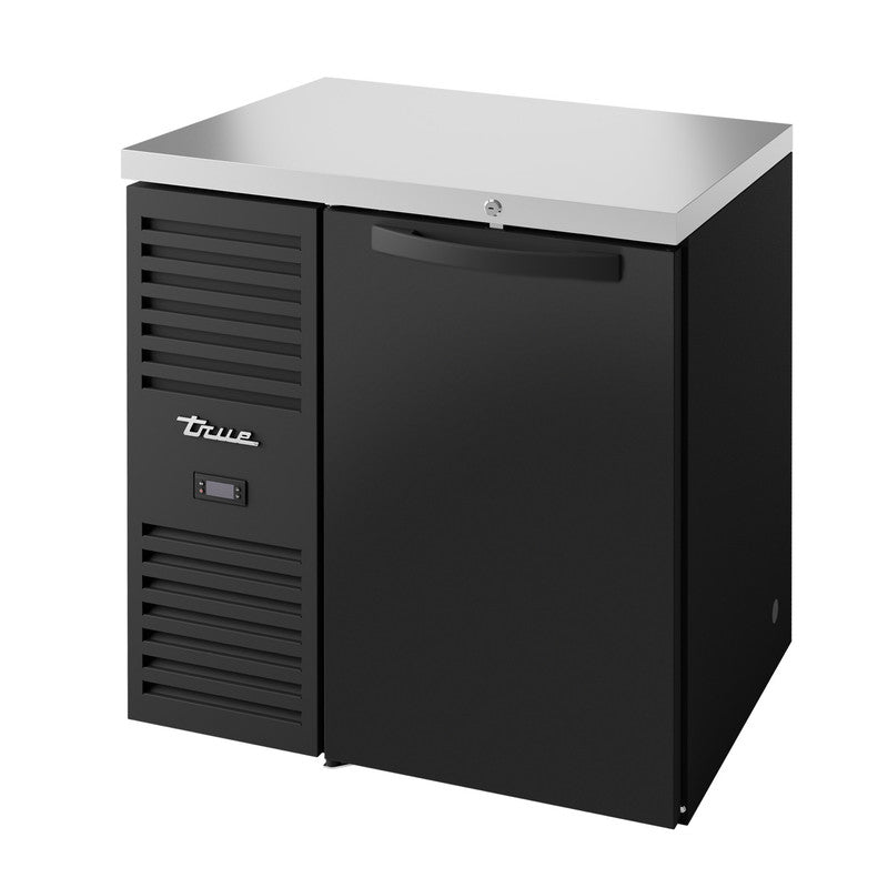True TBR32-RISZ1-L-B-S-1 Back Bar Cooler, 32" Wide, 1 Door