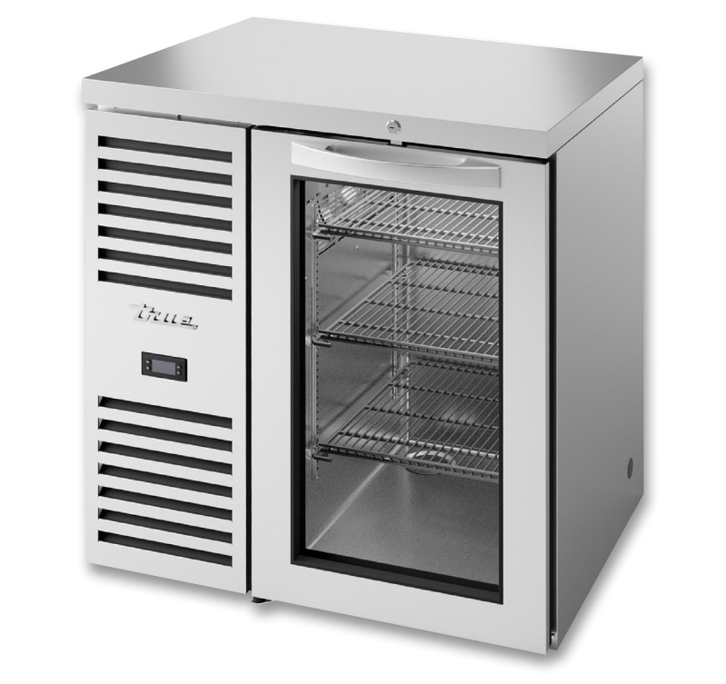 True TBR32-RISZ1-L-S-G-1 Back Bar Cooler, 32" Wide, 1 Door