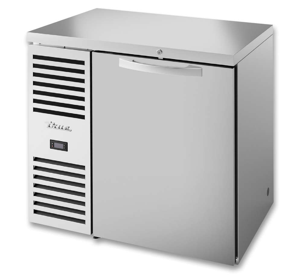 True TBR36-RISZ1-L-S-S-1 Back Bar Cooler, 36" Wide, 1 Door