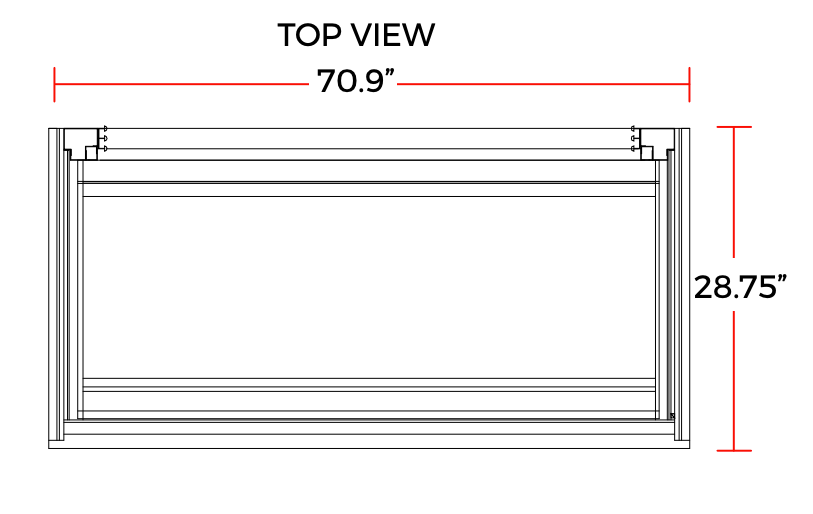 Coldline CD70 71" Refrigerated Bakery Display Case