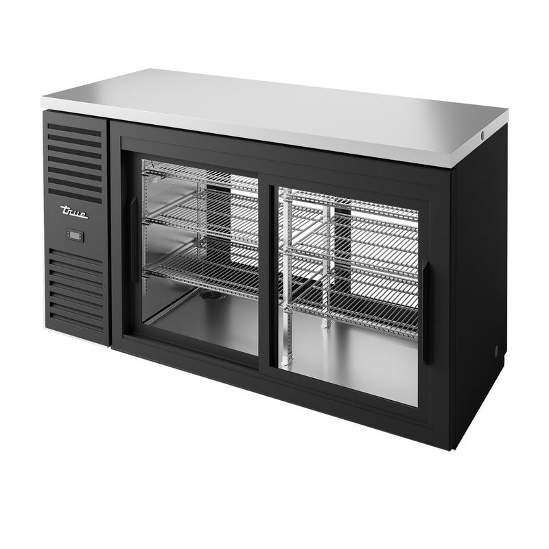 True TBR60-PTSZ1-L-B-11-11-1 Pass-Thru Back Bar Cooler, 60" Wide, 2 Doors