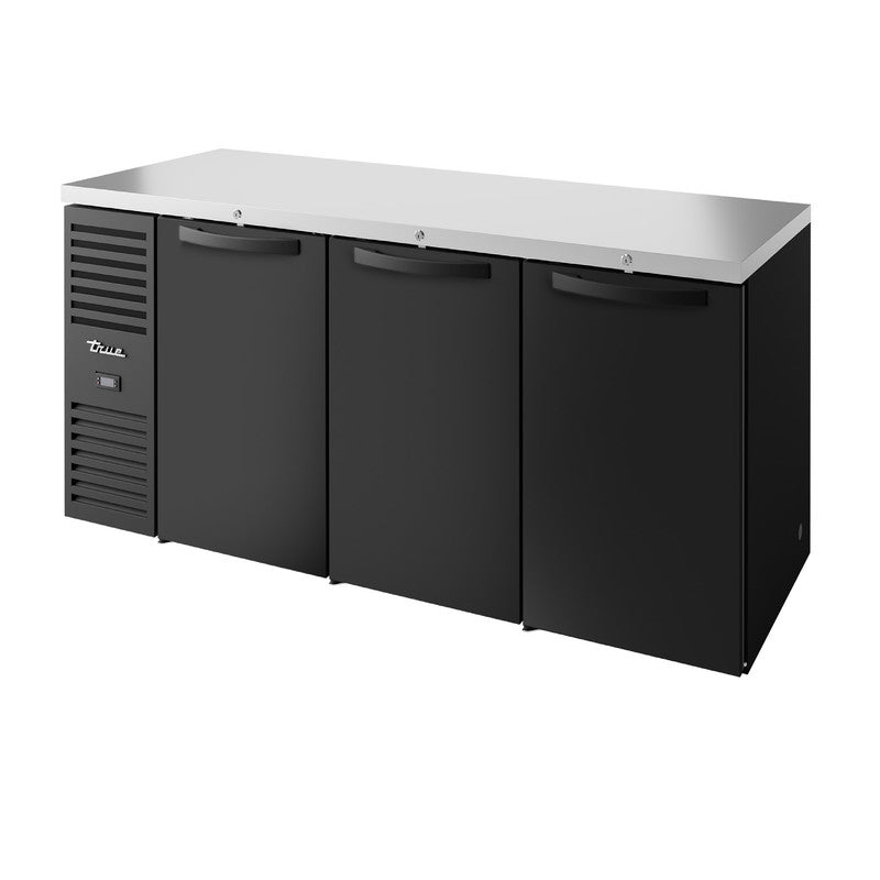 True TBR84-RISZ1-L-B-SSS-1 Back Bar Cooler, 84" Wide, 3 Doors