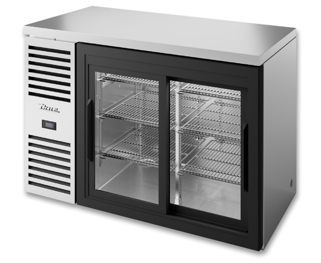 True TBR48-RISZ1-L-S-11-1 Back Bar Cooler, 48" Wide, 2 Doors
