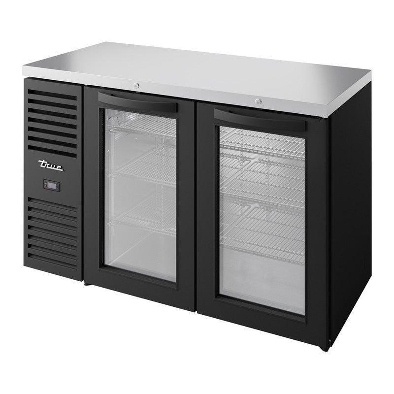 True TBR52-RISZ1-L-B-GG-1 Back Bar Cooler, 52" Wide, 2 Doors