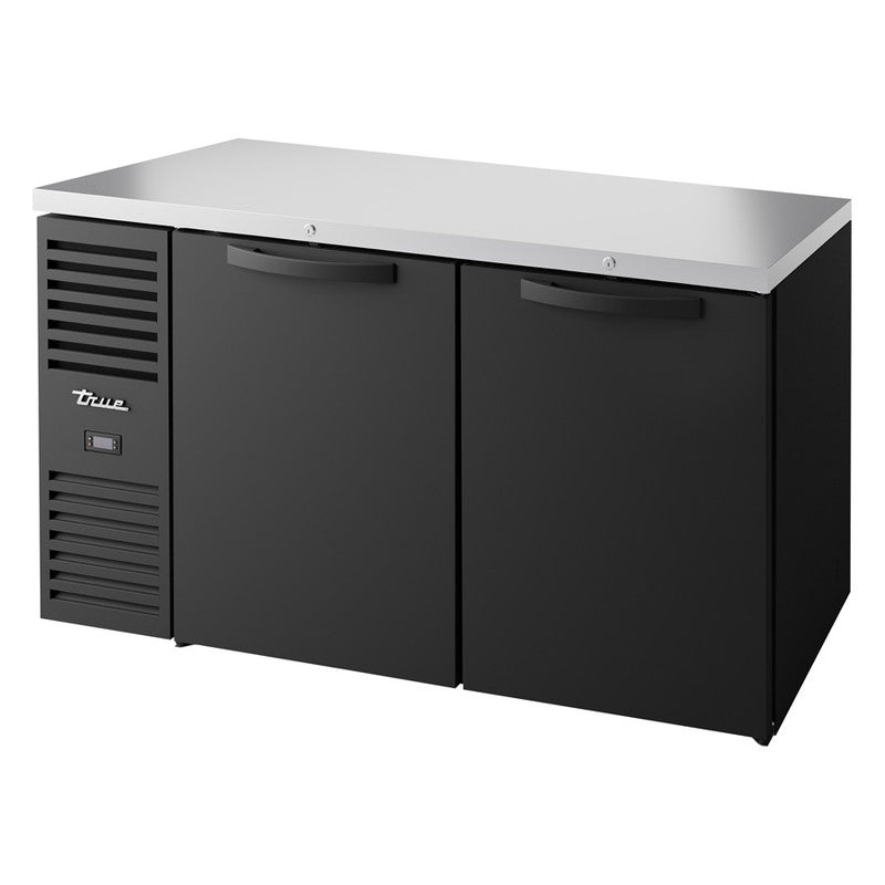 True TBR60-RISZ1-L-B-SS-1 Back Bar Cooler, 60" Wide, 2 Doors