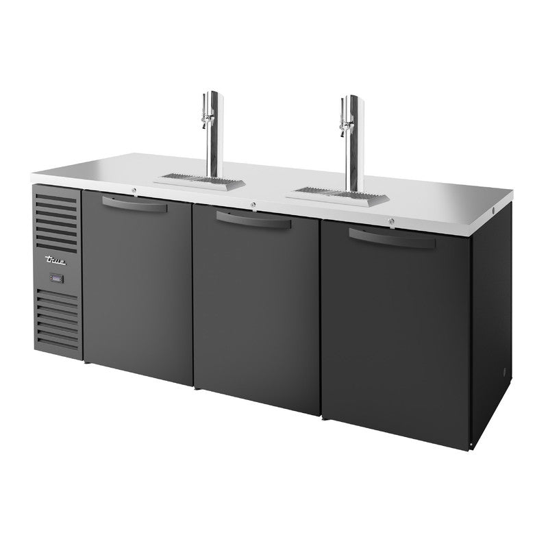 True TDR84-PTSZ1-L-B-SSS-SSS-1 Beer Dispenser, 84" Wide, 6 Doors