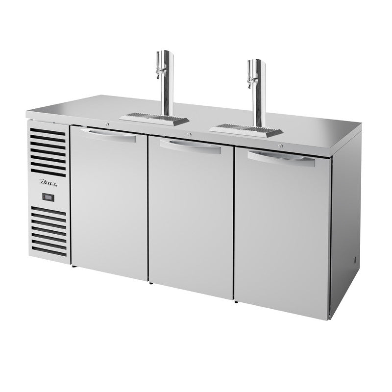 True TDR72-RISZ1-L-S-SSS-1 Beer Dispenser, 72" Wide, 3 Doors