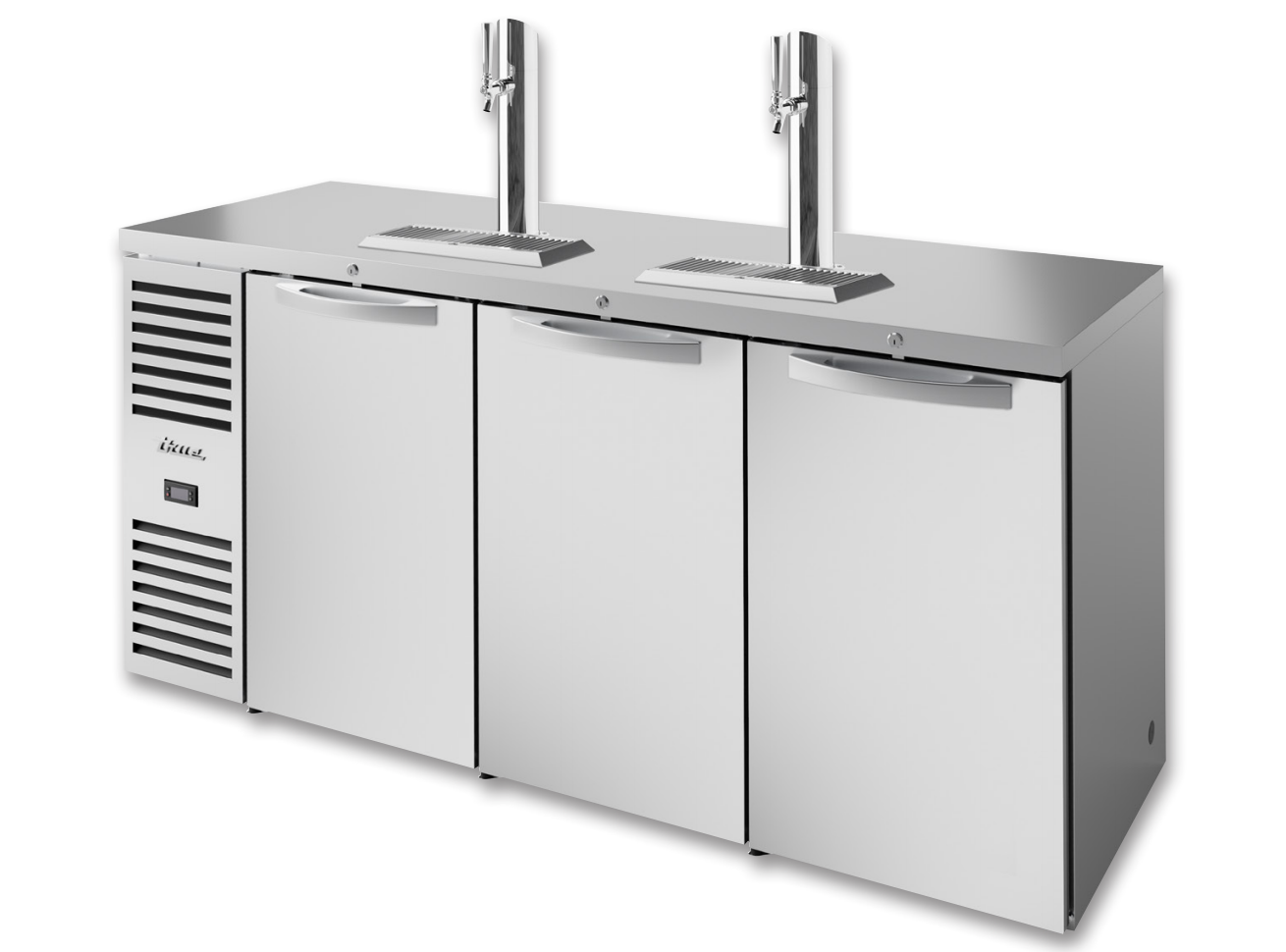 True TDR84-RISZ1-L-S-SSS-1 Beer Dispenser, 84" Wide, 3 Doors