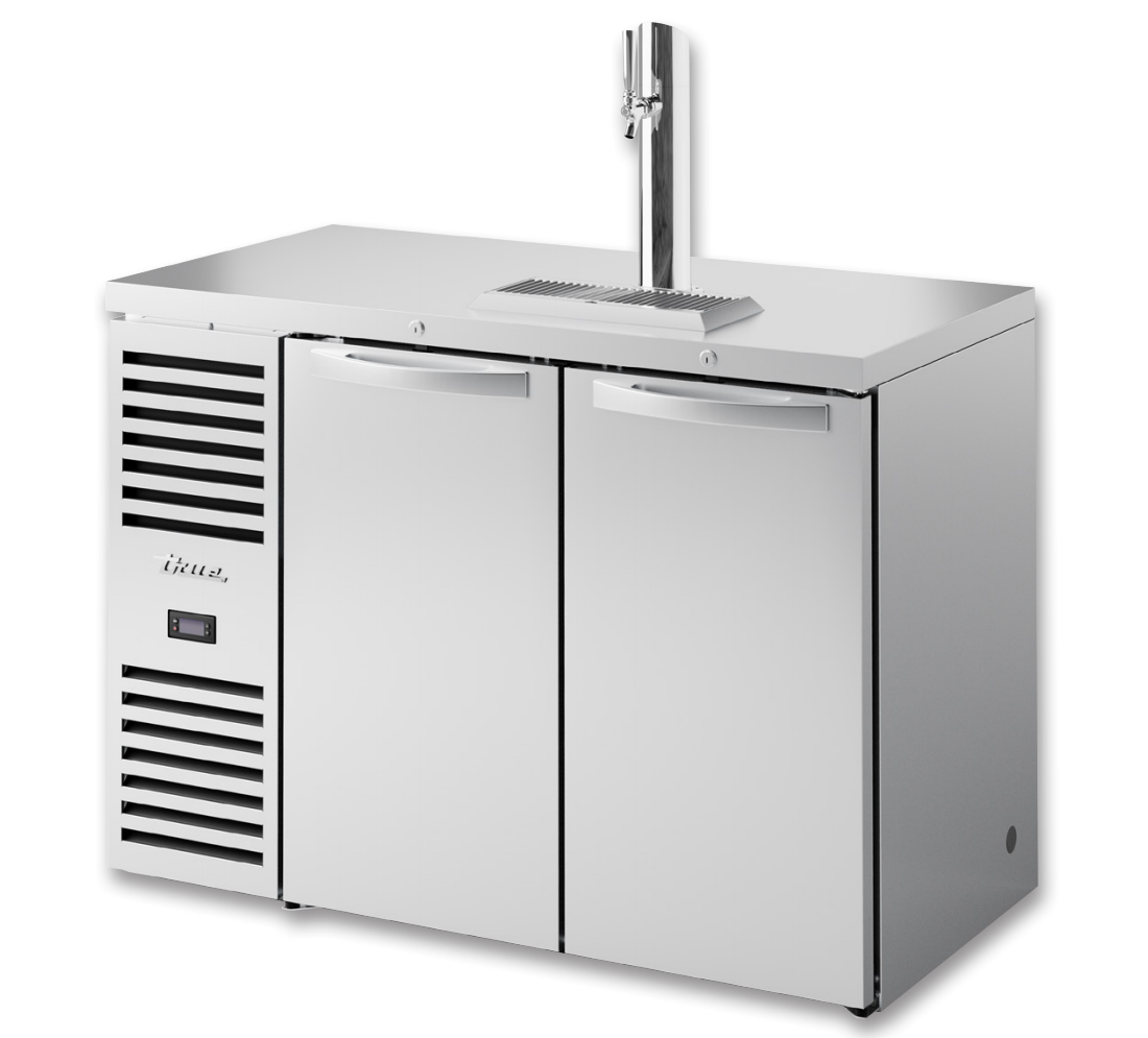 True TDR48-RISZ1-L-S-SS-1 Beer Dispenser, 48" Wide, 2 Doors