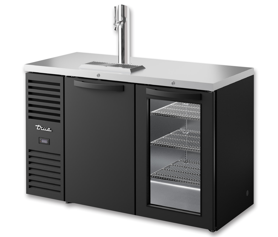 True TDR52-RISZ1-L-B-SG-1 Beer Dispenser, 52" Wide, 2 Doors