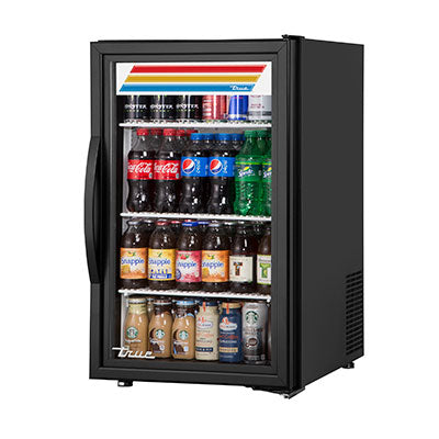 True GDM-06-34-HC~TSL01 Countertop Merchandiser Refrigerator, 20 1/2" Wide, 1 Door, 3 Shelves