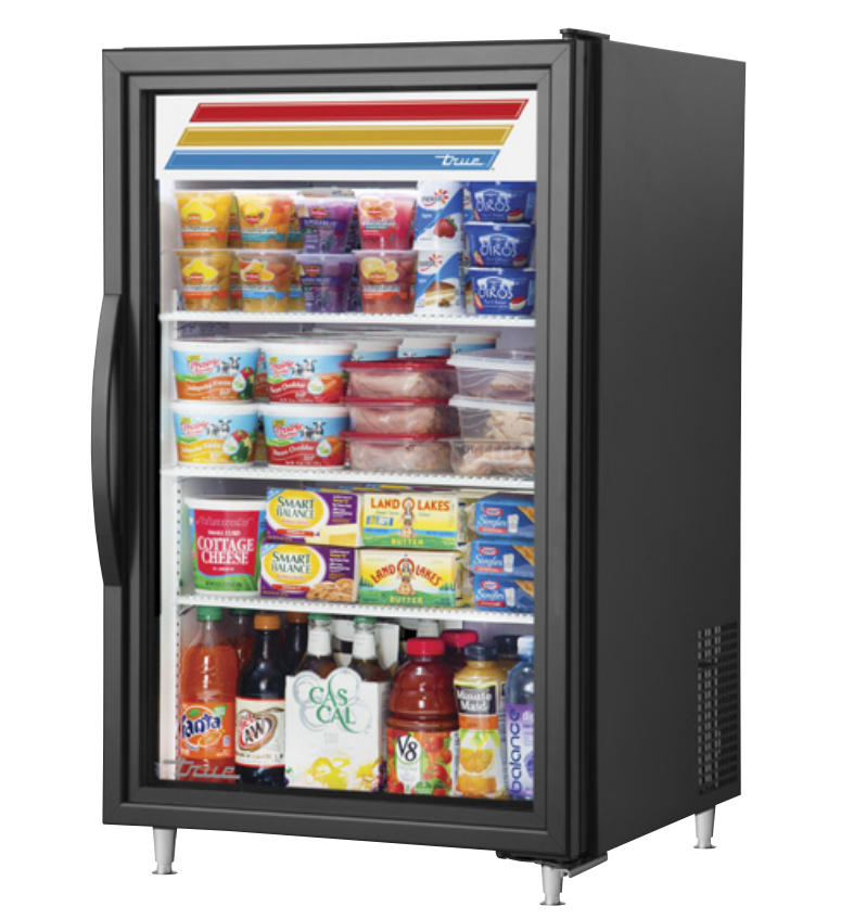 True GDM-07-HC~TSL01 Countertop Merchandiser Refrigerator, 24 1/8" Wide, 1 Door, 3 Shelves
