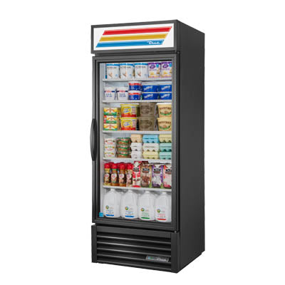True GDM-26-HC~TSL01 Merchandiser Refrigerator, 30" Wide, 1 Door, 5 Shelves