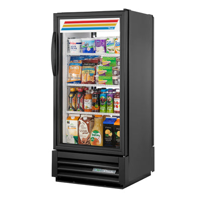True GDM-10PT-HC~TSL01 Merchandiser Refrigerator, 24 7/8" Wide, 1 Front / 1 Back Doors, 3 Shelves