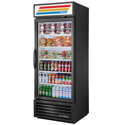 True GDM-26-HST-HC~TSL01 Merchandiser Refrigerator, 30" Wide, 1 Door, 5 Shelves