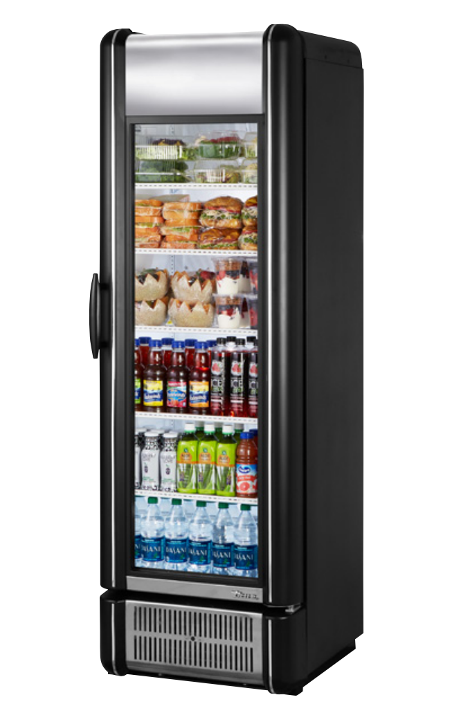 True GDM-15-RTO-HC-LD Merchandiser Refrigerator, 24 7/8" Wide, 1 Door, 5 Shelves