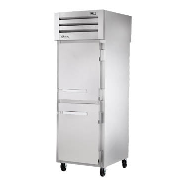 True STA1RPT-2HS-1S-HC Pass-Thru Refrigerator, 27 1/2" Wide, 2 Front / 1 Back Doors, STA Spec Series