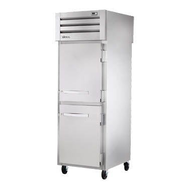 True STG1RPT-2HS-1S-HC Pass-Thru Refrigerator, 27 1/2" Wide, 2 Front / 1 Back Doors, STG Spec Series