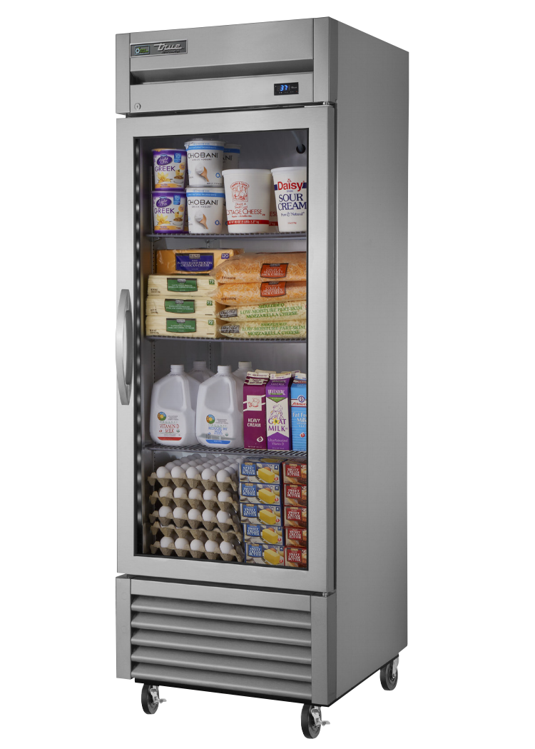 True TS-23G-HC~FGD01 Reach-In Refrigerator, 27" Wide, 1 Door, 3 Shelves, TS Series