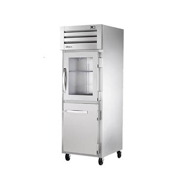 True STR1R-1HG/1HS-HC Reach-In Refrigerator, 27 1/2" Wide, 2 Doors, STR Spec Series