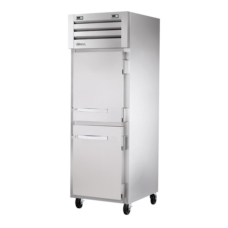 True STA1DTA-2HS-HC Reach-In Refrigerator Freezer, 27 1/2" Wide, 2 Doors, STA Spec Series