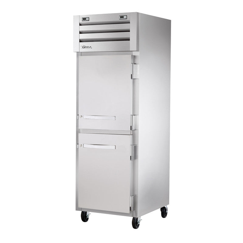 True STR1DTA-2HS-HC Reach-In Refrigerator Freezer, 27 1/2" Wide, 2 Doors, STR Spec Series