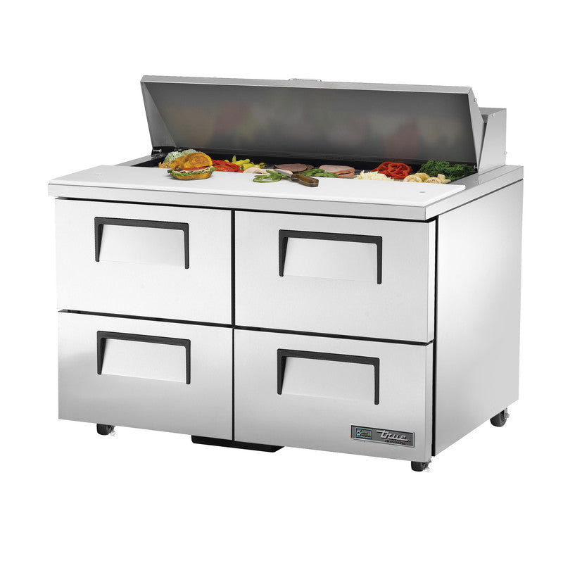 True TSSU-48-12D-4-HC Sandwich Prep Table, 48 3/8" Wide, 12 Pans (Tops)