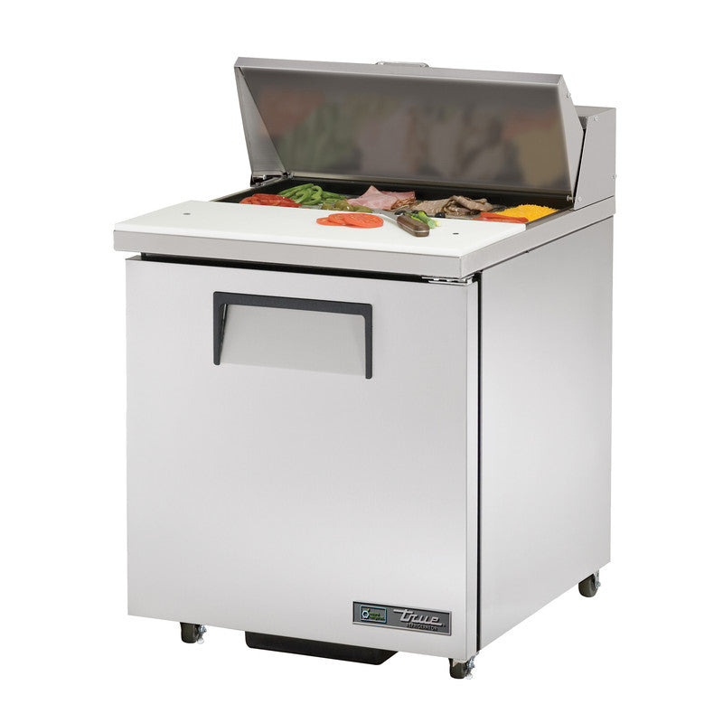 True TSSU-27-08-ADA-HC Sandwich Prep Table, 27 5/8" Wide, 1 Door, 2 Shelves, 8 Pans (Tops)