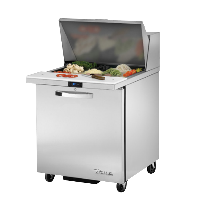 True TSSU-27-08D-2-ADA-HC~SPEC3 Sandwich Prep Table, 27 5/8" Wide, 8 Pans (Tops)