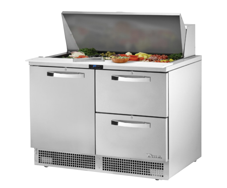 True TSSU-48-12D-4-ADA-HC~SPEC3 Sandwich Prep Table, 48 3/8" Wide, 12 Pans (Tops)